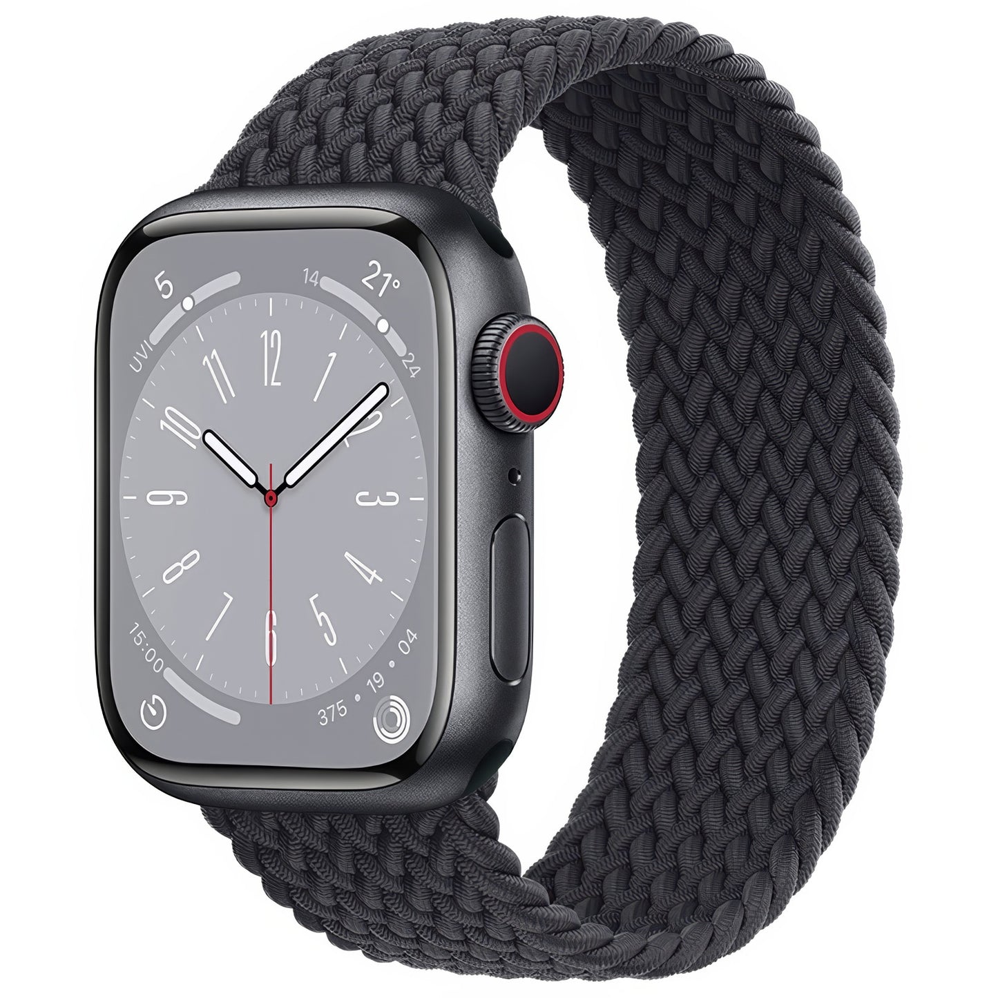apple watch braided solo loop in dark colors