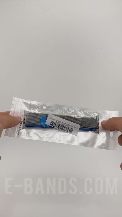 close up unpacking and review of apple watch trail loop