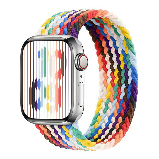 Rainbow Braided Solo Loop for Apple Watch